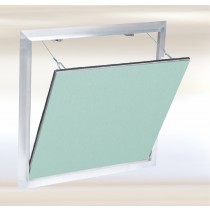 Sistema F2 AKL - Trampilla de aluminio con o sin placa de yeso, para techos y paredes “ a prueba de aire y polvo ”